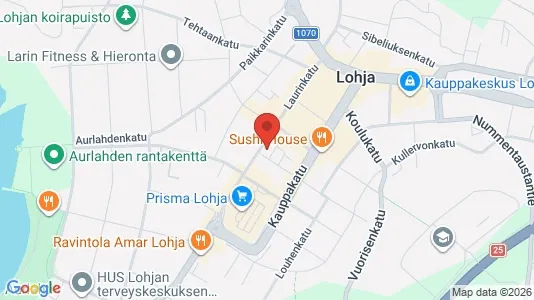 Företagslokaler till salu i Lojo - kort over placeringen