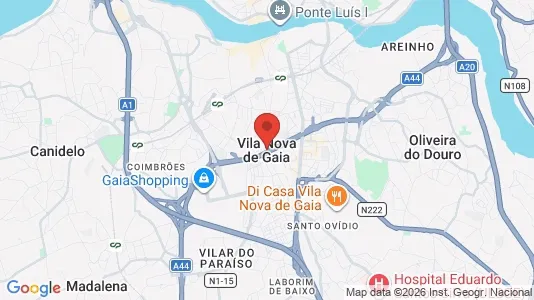 Commercial properties for sale i Vila Nova de Gaia - kort over placeringen