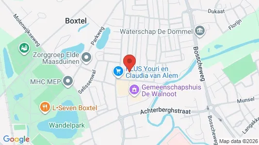Commercial properties for rent i Boxtel - kort over placeringen