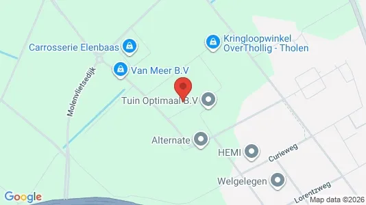 Lokaler til leje i Tholen - kort over placeringen