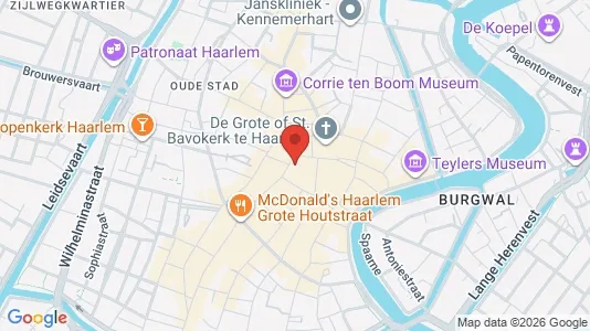 Propiedades comerciales En venta i Haarlem - kort over placeringen