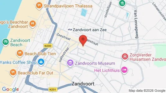 Commercial properties for sale i Zandvoort - kort over placeringen
