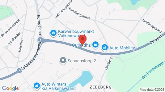 Commercial properties for rent i Valkenswaard - kort over placeringen