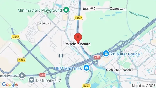 Restauranter til salgs i Waddinxveen - kort over placeringen