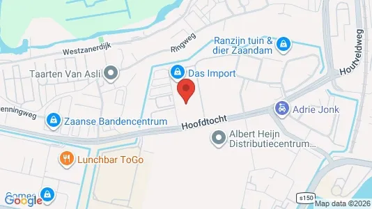 Lokaler til leie i Zaanstad - kort over placeringen