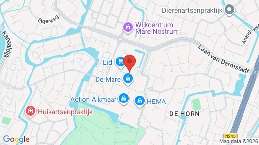 Lokaler til leie i Alkmaar - kort over placeringen