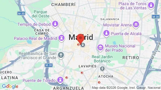 Gewerbeflächen zum Kauf i Madrid Centro - kort over placeringen