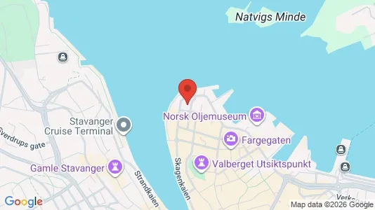 Office spaces for rent i Stavanger - kort over placeringen