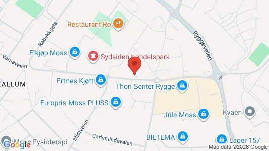 Office spaces for rent i Rygge - kort over placeringen