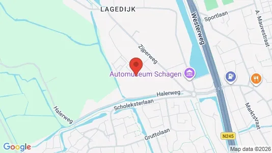Gewerbeflächen zum Kauf i Schagen - kort over placeringen