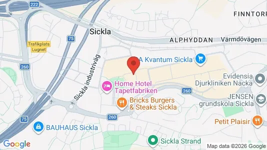 Toimistotilat Vuokrattavana i Nacka - Kuva Google Street Viewstä