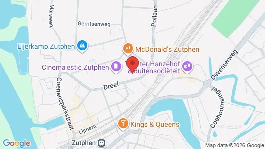 Kantorruimte te huur i Zutphen - Foto uit Google Street View