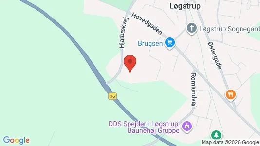 Büros zur Miete i Løgstrup - kort over placeringen