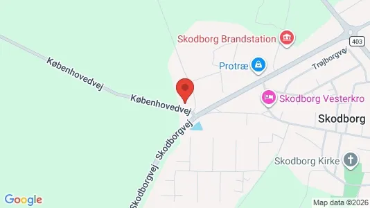 Varastot Vuokrattavana i Rødding - Kuva Google Street Viewstä