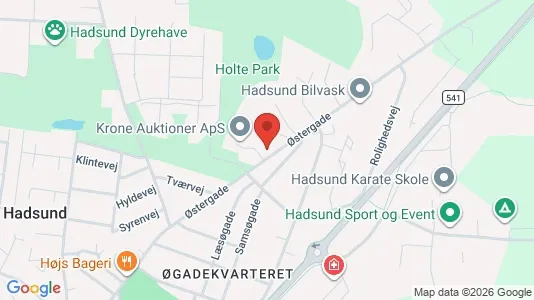 Office spaces for rent i Hadsund - Photo from Google Street View
