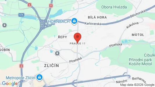 Ladenlokale zur Miete i Prag 17 – Foto von Google Street View