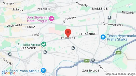 Kaupat Vuokrattavana i Praha 10 - Kuva Google Street Viewstä