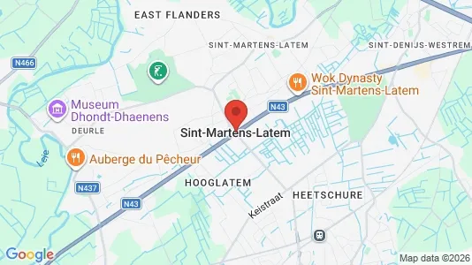 Büros zur Miete i Sint-Martens-Latem - kort over placeringen