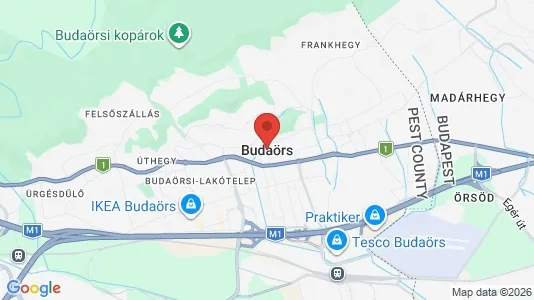 Lager til leie i Budaörsi – Bilde fra Google Street View