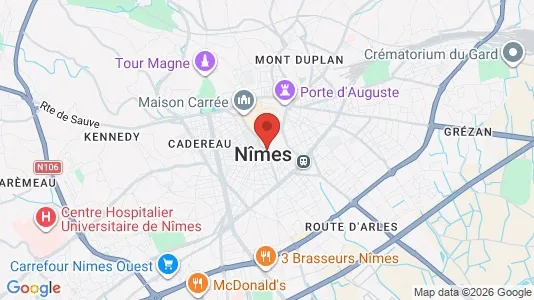 Büros zur Miete i Nîmes – Foto von Google Street View