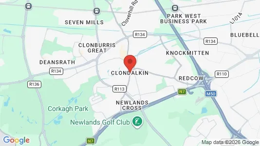 Ladenlokale zur Miete i Clondalkin – Foto von Google Street View