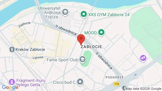 Büros zur Miete i Krakau Podgórze – Foto von Google Street View