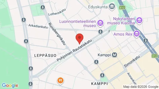 Büros zur Miete i Helsinki Eteläinen - kort over placeringen