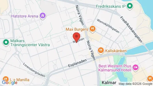 Büros zur Miete i Kalmar – Foto von Google Street View