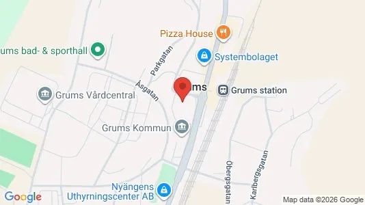 Liikekiinteistöt Vuokrattavana i Grums - Kuva Google Street Viewstä