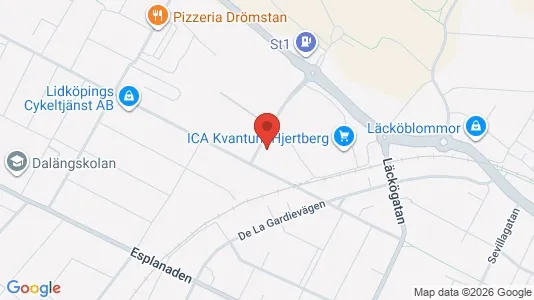Nieruchomości komercyjne Do wynajęcia i Lidköping - kort over placeringen