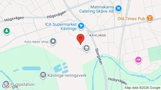 Verkstedhaller til leie i Kävlinge – Bilde fra Google Street View