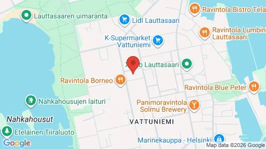 Büros zur Miete i Helsinki Eteläinen - kort over placeringen