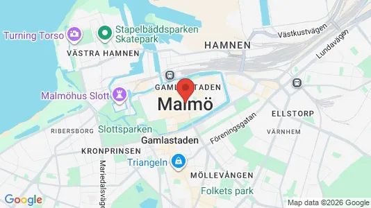Ladenlokale zur Miete i Malmö City – Foto von Google Street View