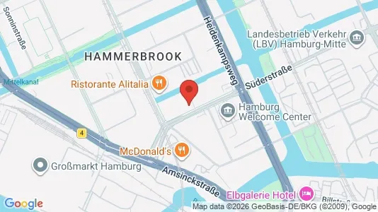 Kontorlokaler til leje i Hamborg Mitte - Foto fra Google Street View