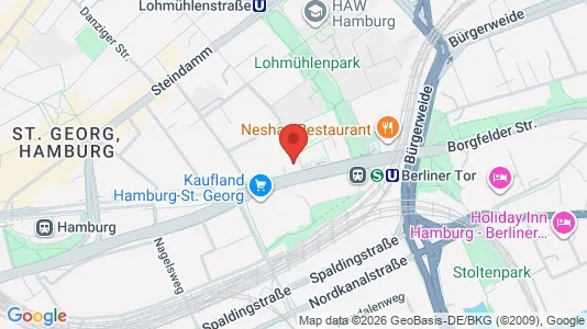 Kontorlokaler til leje i Hamborg Mitte - Foto fra Google Street View