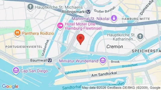 Kontorslokaler för uthyrning i Hamburg Mitte – Foto från Google Street View