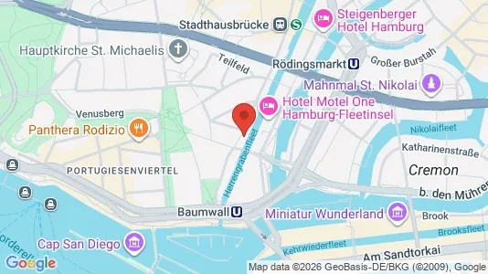 Kontorlokaler til leje i Hamborg Mitte - Foto fra Google Street View