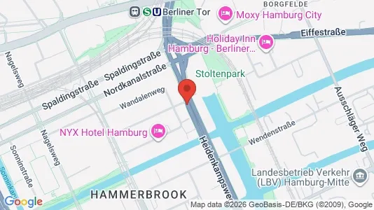 Kantorruimte te huur i Hamburg Mitte - Foto uit Google Street View