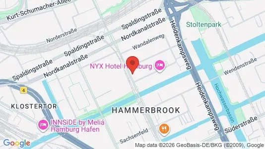 Kontorlokaler til leje i Hamborg Mitte - Foto fra Google Street View