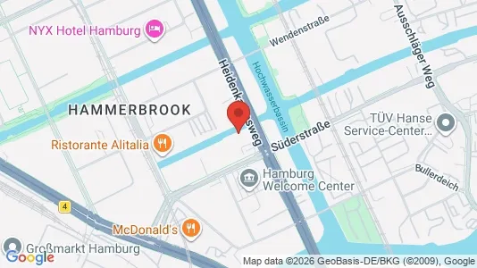 Kontorlokaler til leje i Hamborg Mitte - Foto fra Google Street View