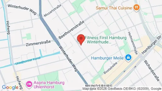 Büros zur Miete i Hamburg Nord - kort over placeringen
