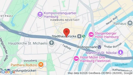 Kontorlokaler til leje i Hamborg Mitte - Foto fra Google Street View