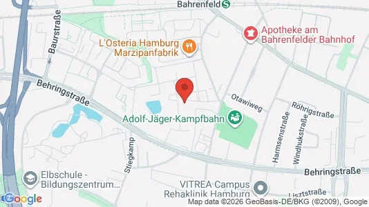 Büros zur Miete i Hamburg Altona - kort over placeringen