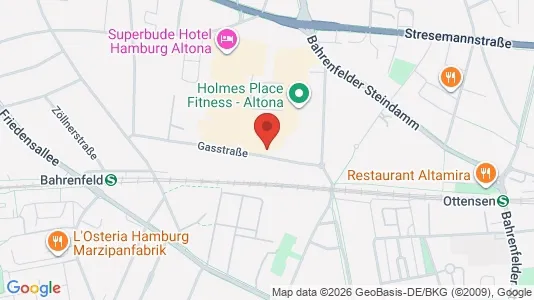 Büros zur Miete i Hamburg Altona - kort over placeringen