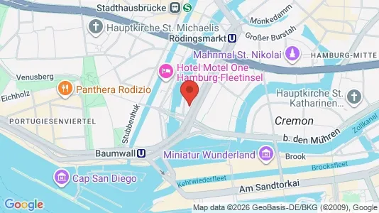 Kontorlokaler til leje i Hamborg Mitte - Foto fra Google Street View