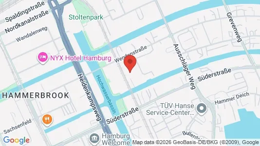 Kontorlokaler til leje i Hamborg Mitte - Foto fra Google Street View