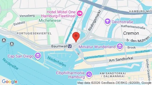 Toimistotilat Vuokrattavana i Hamburg Mitte - Kuva Google Street Viewstä