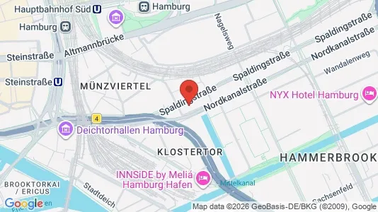 Kontorlokaler til leje i Hamborg Mitte - Foto fra Google Street View