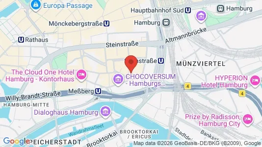 Kontorslokaler för uthyrning i Hamburg Mitte – Foto från Google Street View