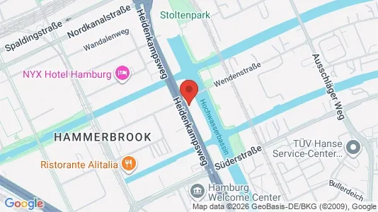 Kontorlokaler til leje i Hamborg Mitte - Foto fra Google Street View